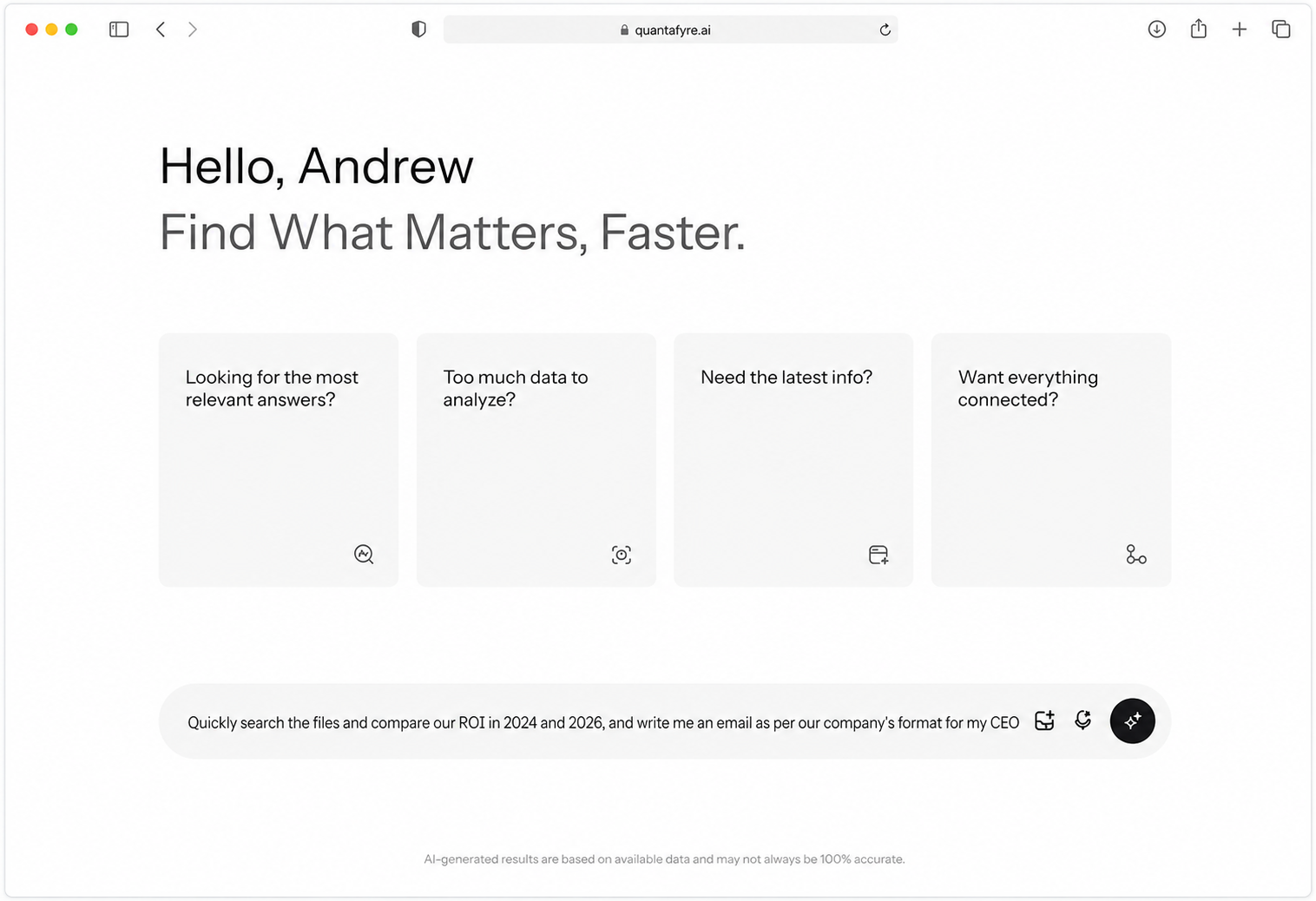 Knowledge retrieval interface